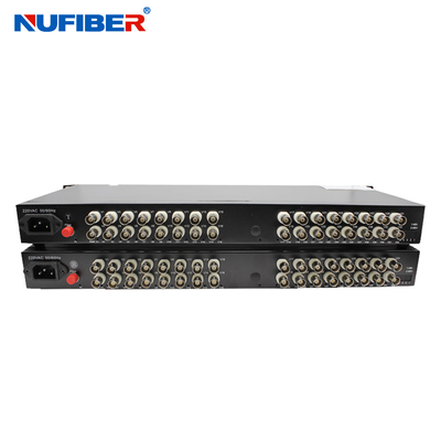 32BNC Optyczny multiplekser wideo światłowodowy nadajnik i odbiornik wideo