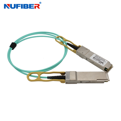 RoHS Hot Pluggable 40G QSFP+ do 4xSFP+ AOC Cable